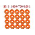 Tarot M3.0 600/700/800 塑膠機身墊片(橘色20顆裝)