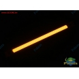 3W LED 120*10mm 7.4~11.1V 多向性/超高亮度/硬質鋁框燈條(黃色)