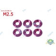 Tarot M2.5 金屬墊片/螺絲墊圈(紅色/6入)
