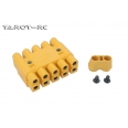 Tarot XT60 10路分電模塊/電源集線器/紫銅鍍金大電流
