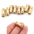 銅質 5.0 ⇔ 3.0mm 馬達連軸傳動件/連接器/聯軸器